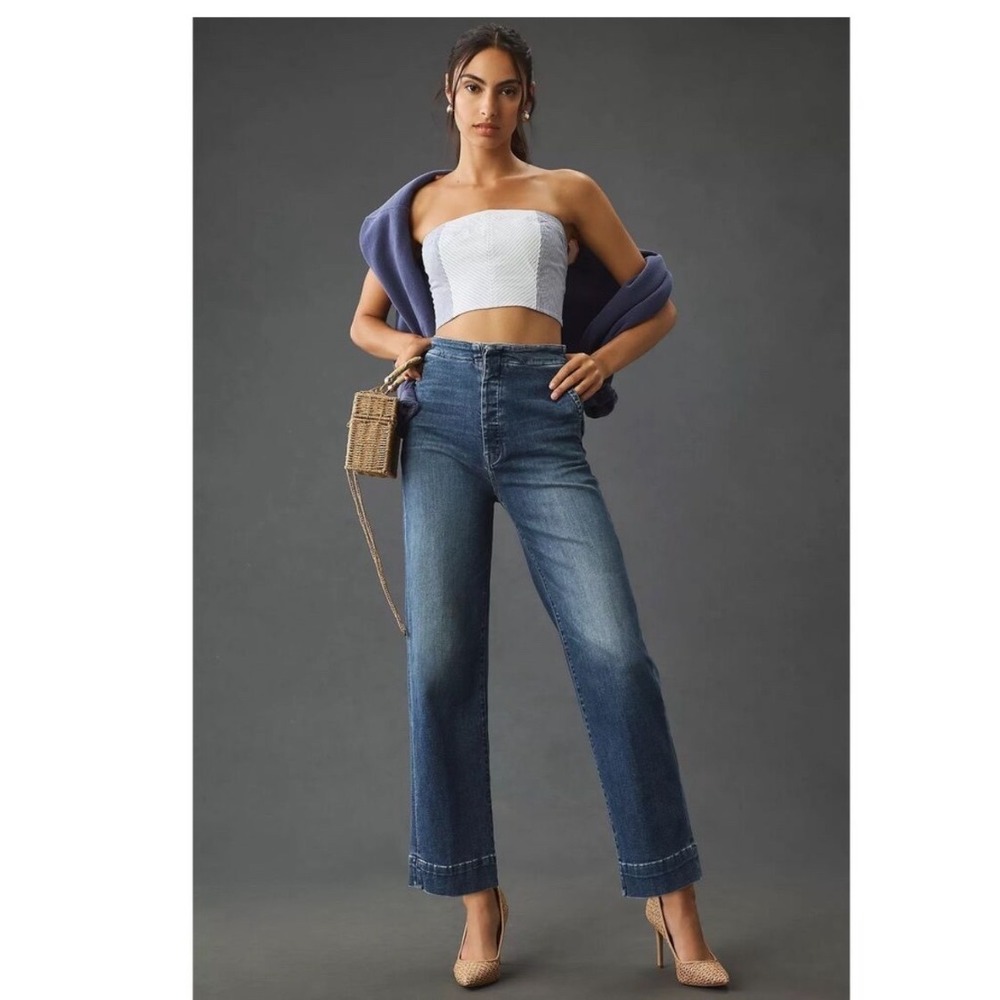 MOTHER The Cinch Greaser Ankle Jeans in Dark and Stormy Night Size‎ 29